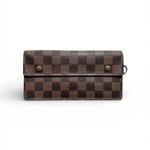 Authentic Louis Vuitton Damier Ebene Accordeon Wallet